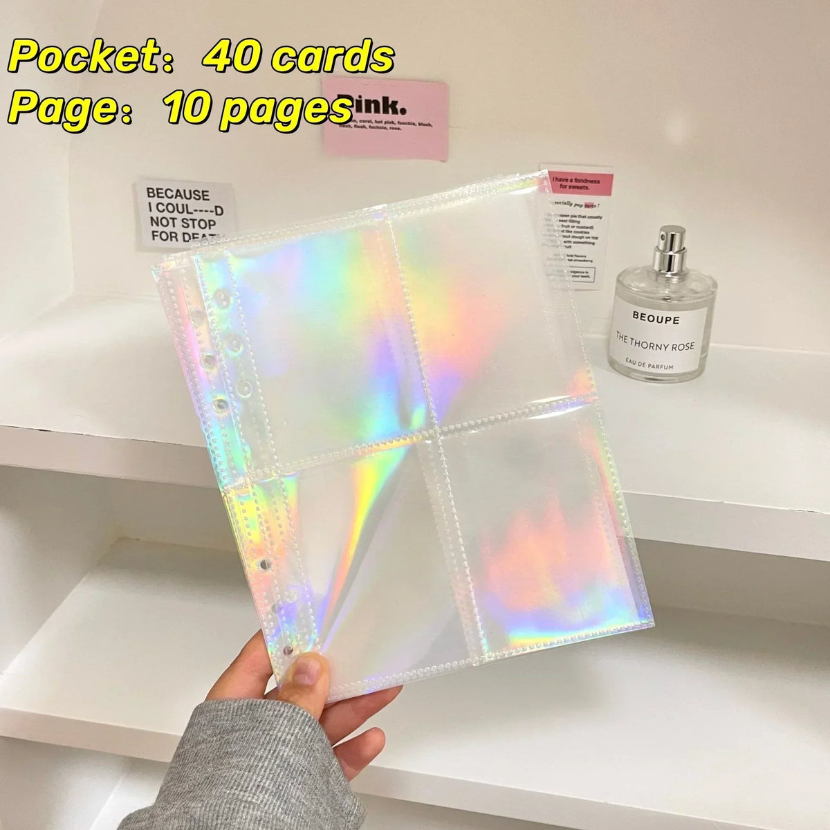 Trading Card Insert Sleeve Planner Page Sets (Set of 10 Sheets)