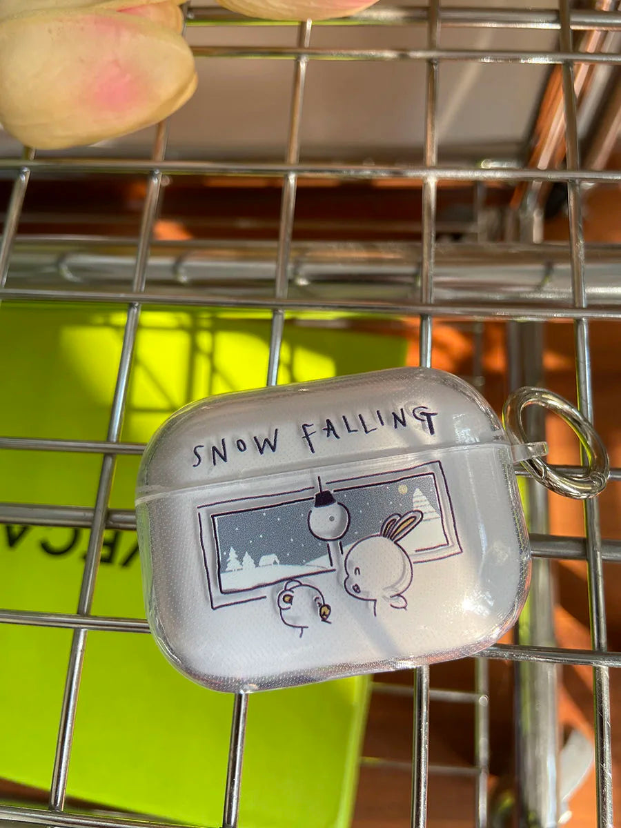Falling Snow AirPods Charger Case