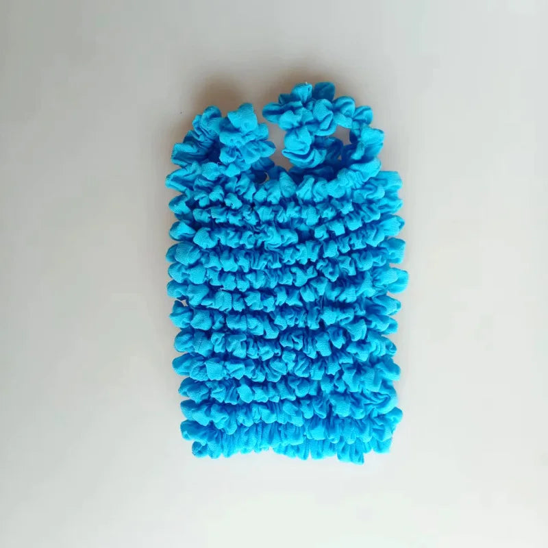 1PCS New Expansion Fold Pleated Flexible Stretch Mini Shopping Bag Large Capacity Bubble Elastic Portable Handbag Storage Bag - Ice Cream Cake