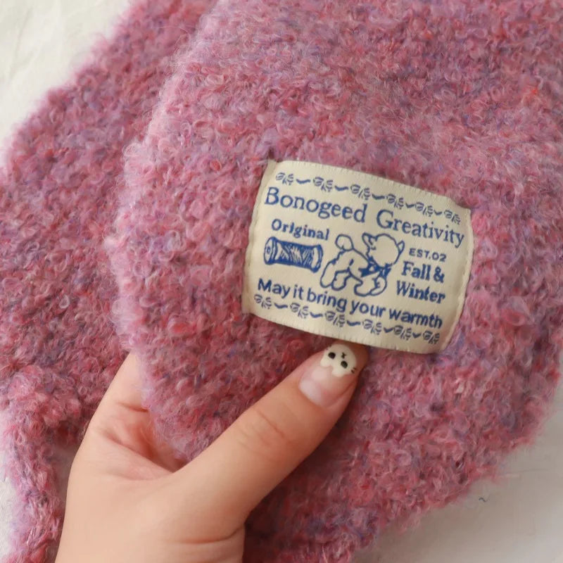 Textured Earmuff Bonnet