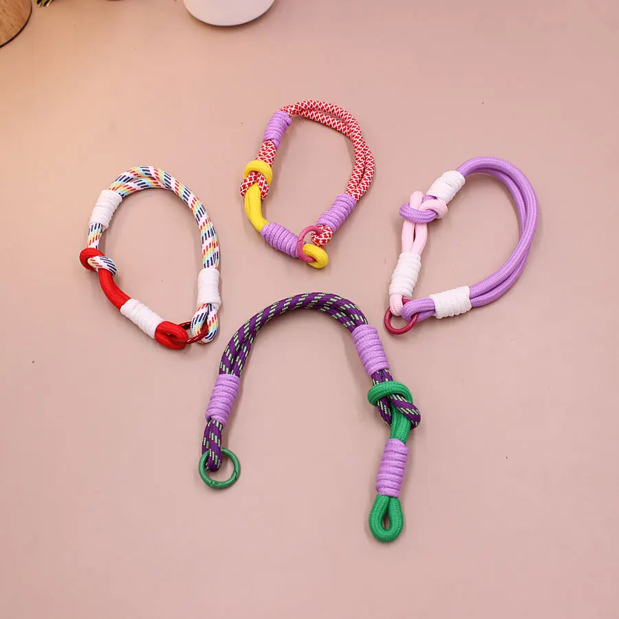 Detachable braided wrist strap—suitable for mobile phones, figurines, keychains, bags, and water bottle accessories. - Ice Cream Cake