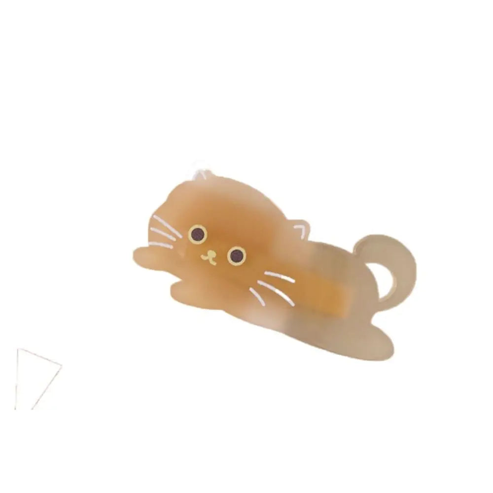 Kitty Cat Duckbill Hair Clip - Ice Cream Cake