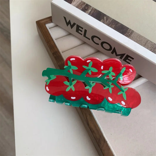 Tomato Bunch Hair Clip Claw