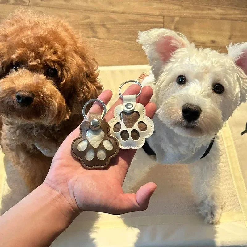 Pet Paw Fur Keeper Keychain