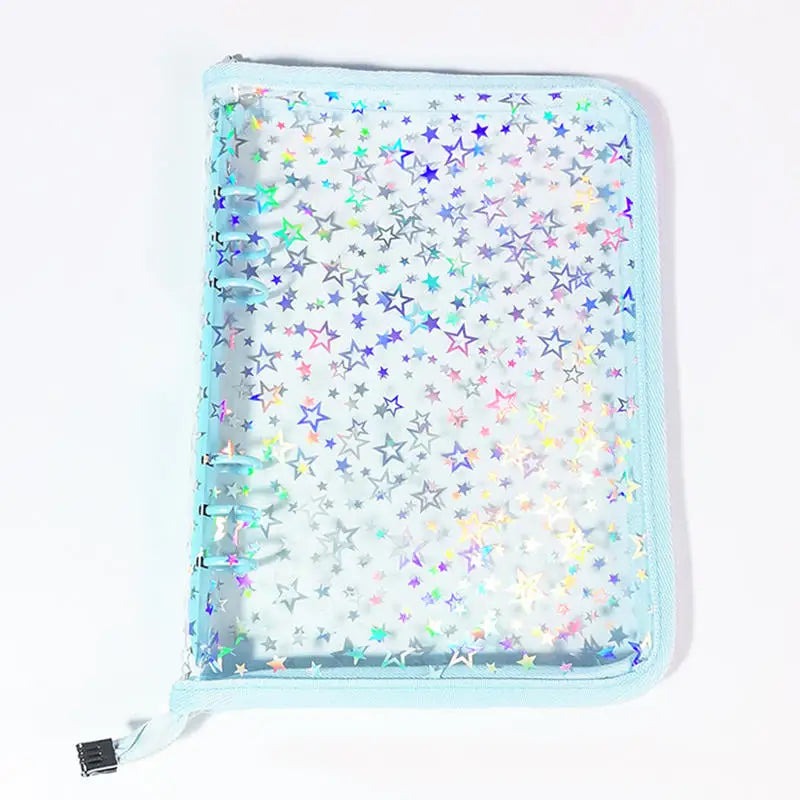 Star Glitter Photo Card Ring Binder