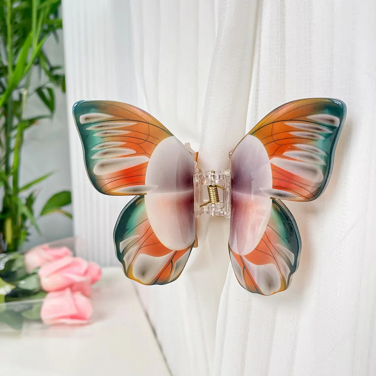 Acrylic Glossy Butterfly Hair Claw