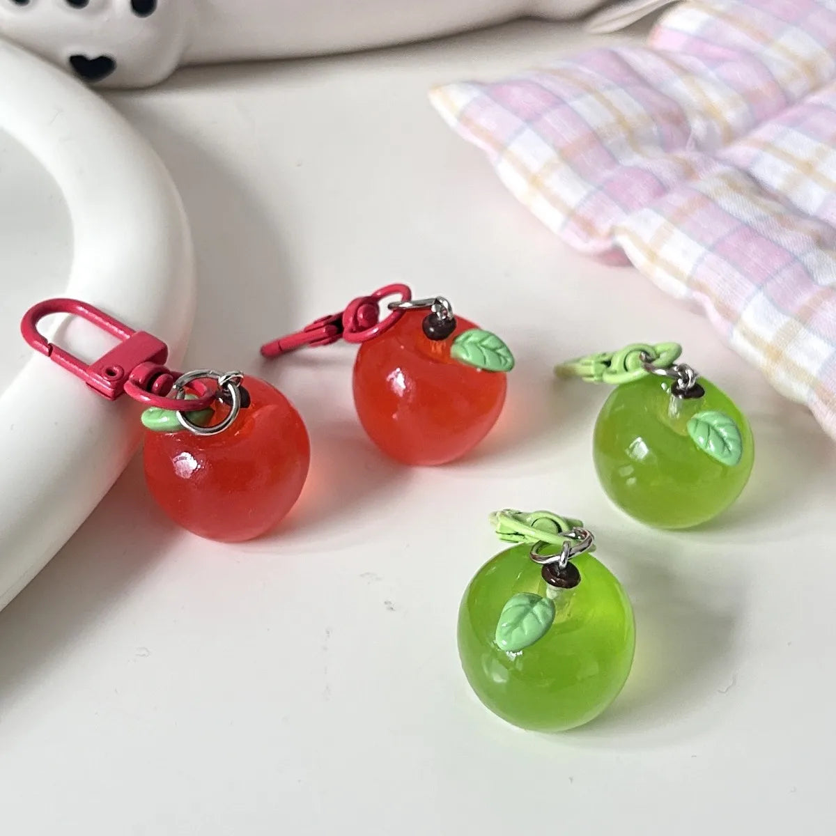 Candy Apple Clip-On Charm