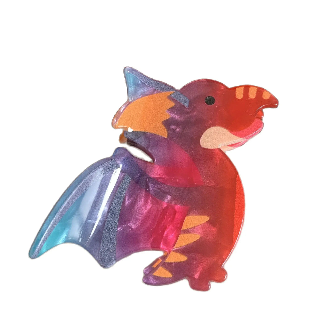 Colourful Dinosaur Hair Claw Clip
