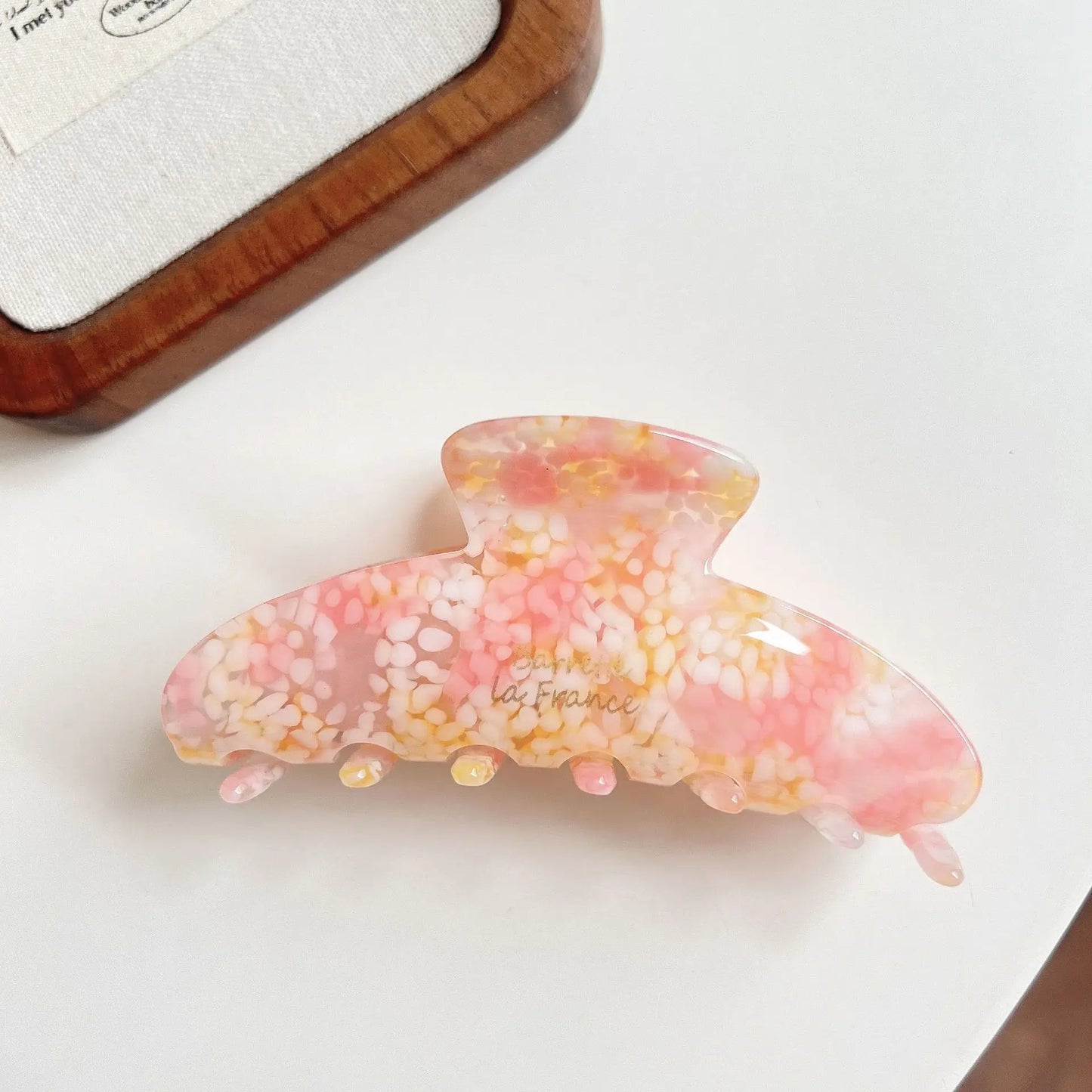Glossy Acrylic Pastel Hair Claw