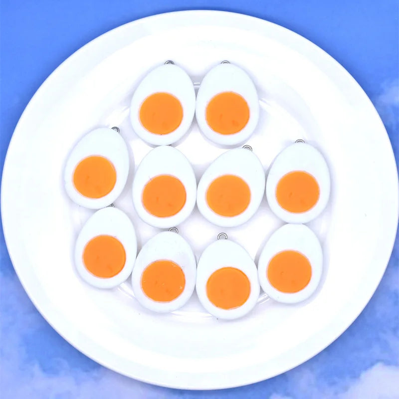 Hardboiled Egg Earrings - Ice Cream Cake