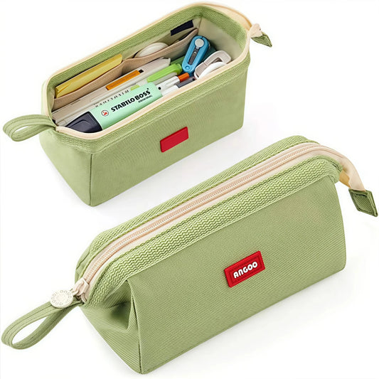 Large Capacity Pencil Case With Pen Holder Label Minimalist Student Stationery Storage Creative Stationery Storage Bag - Ice Cream Cake