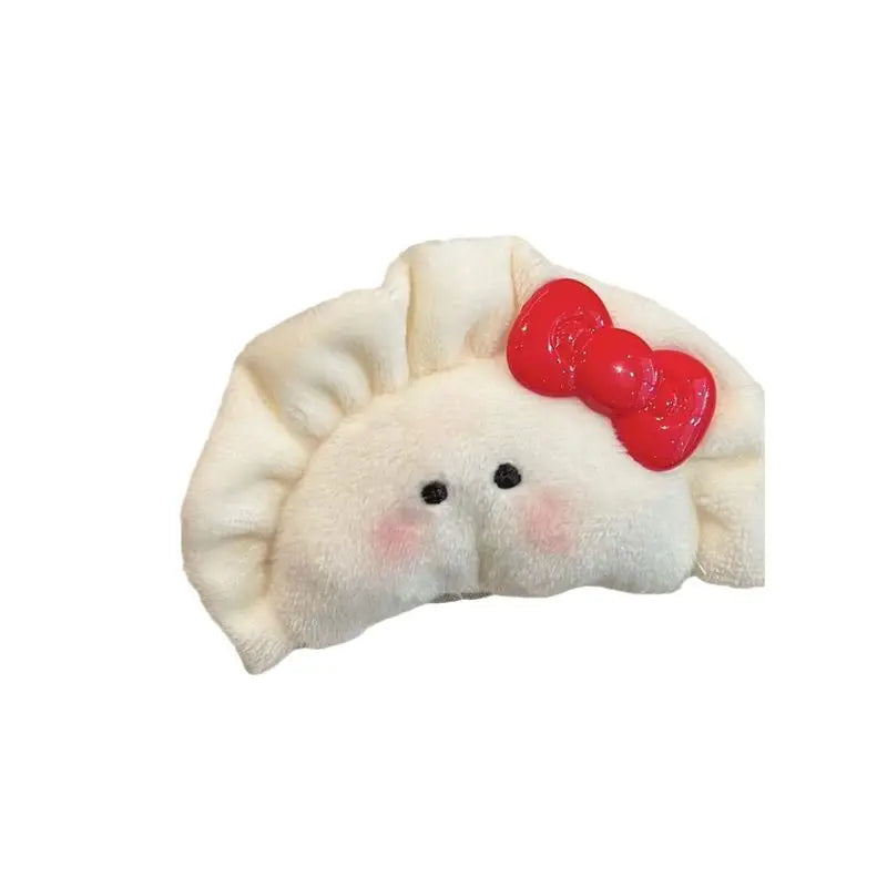 Plush Dumpling Character Hair Clip