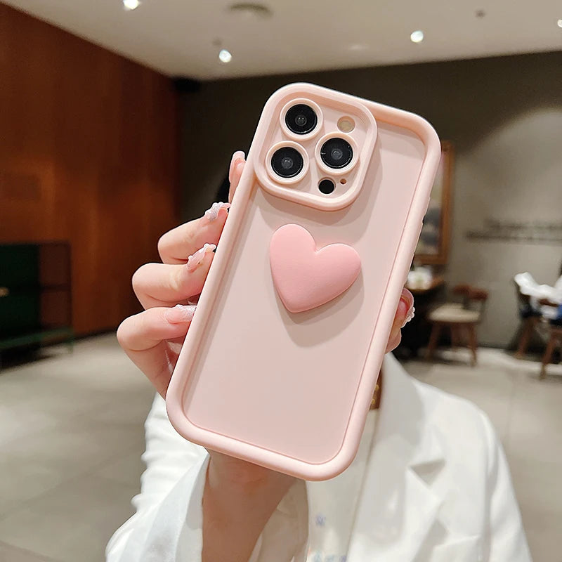 3d Heart iPhone Case