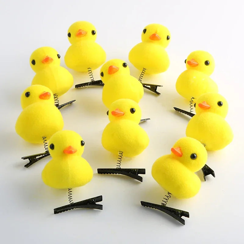 Rubber Ducky Mini Hairclip Set