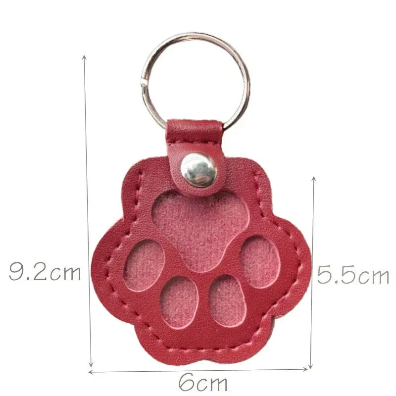Pet Paw Fur Keeper Keychain