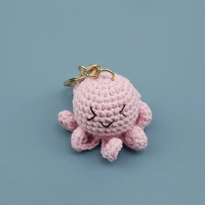 Handmade Crochet Ocean Friends Keychain Charm
