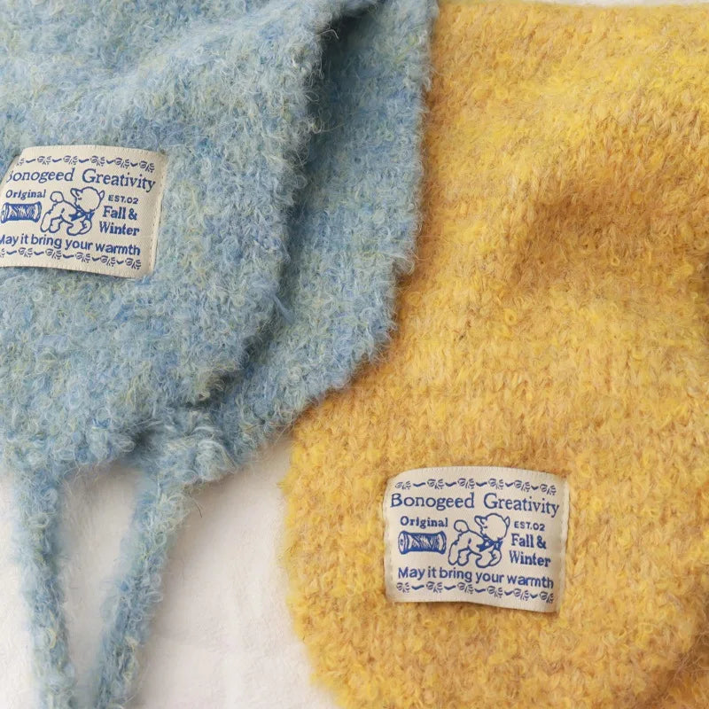 Textured Earmuff Bonnet