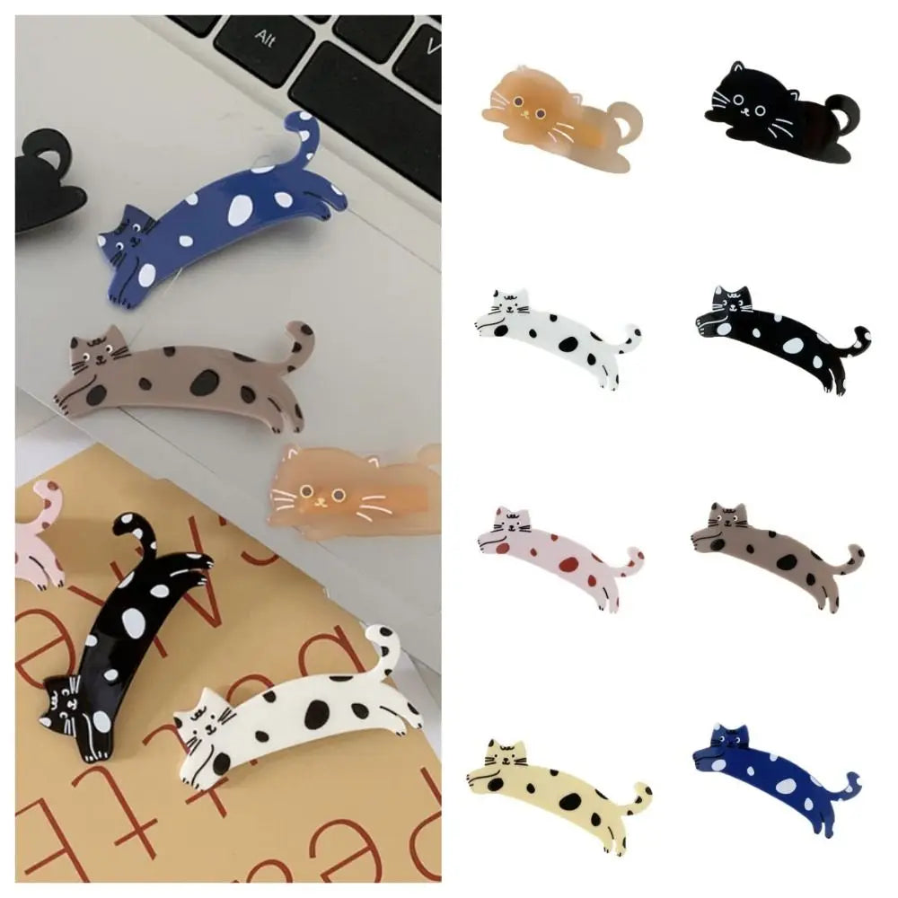 Kitty Cat Duckbill Hair Clip - Ice Cream Cake