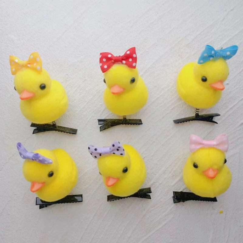 Rubber Ducky Mini Hairclip Set