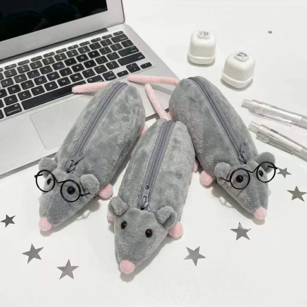 Plush Rat Pencil Case