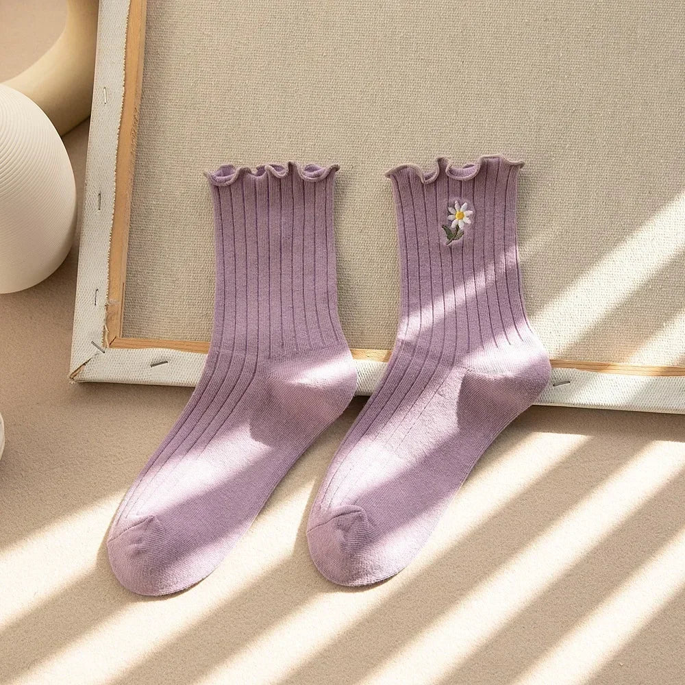 Flower Power Crew Socks