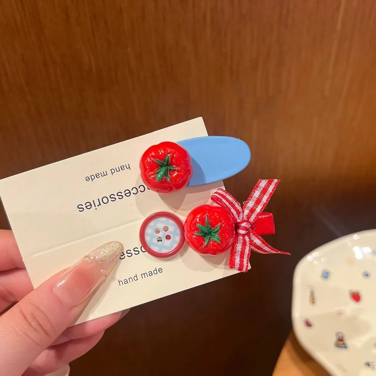 Cottagecore Tomato Clip Set