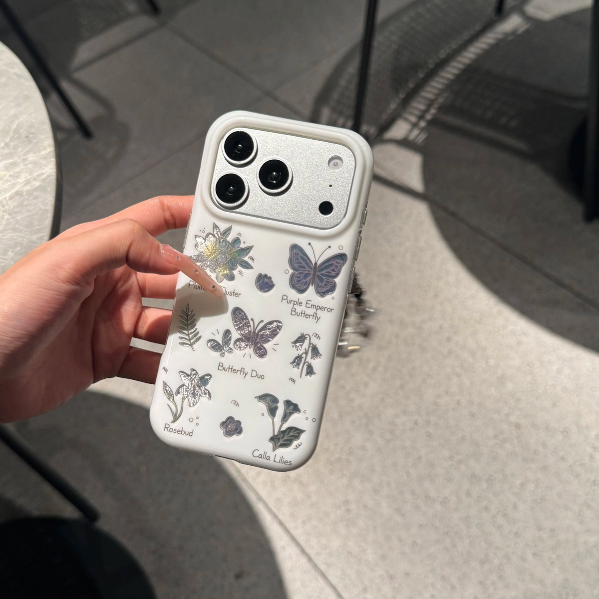 Butterfly Sketch iPhone Case