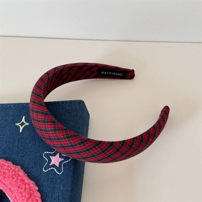 Private School Check Headband
