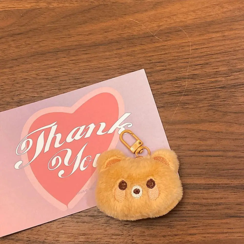 Cartoon Plush Doll Pendant Cute Bunny Brooch Doll Bear Frog Bag Pendant Diy Keychain - Ice Cream Cake