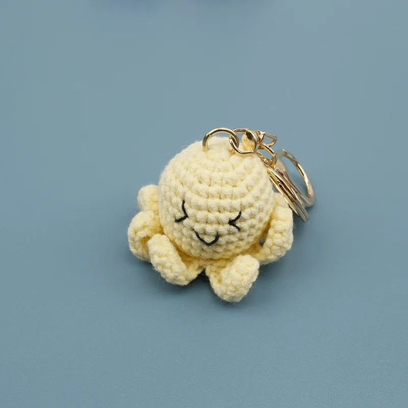 Handmade Crochet Ocean Friends Keychain Charm