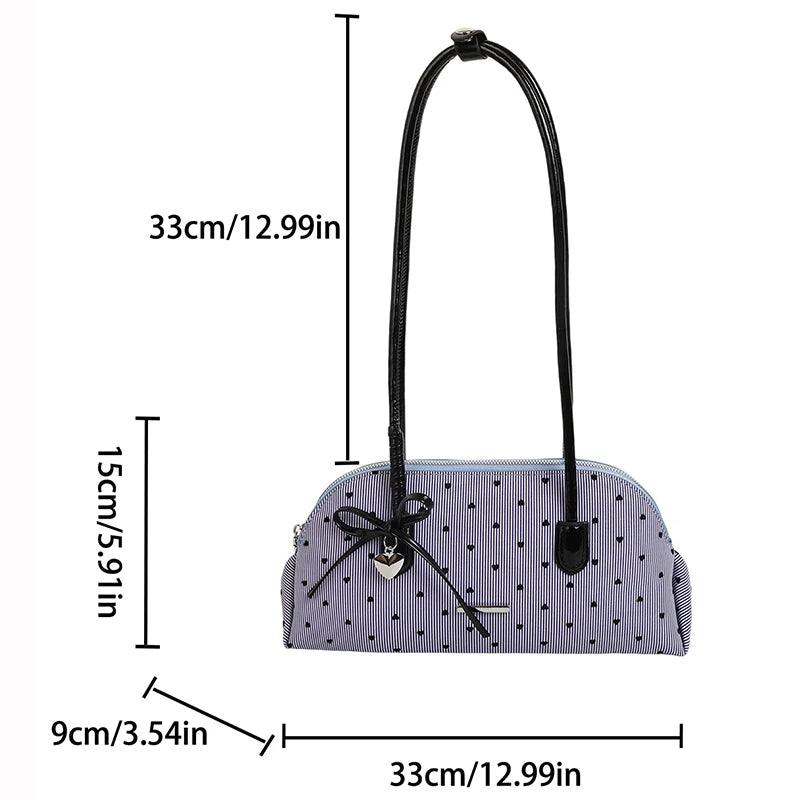Retro American Style Crossbody Bag Women's Handbag Fashionable Handheld Bag Casual Single Shoulder Bag Simple Style Handbag - Ice Cream Cake