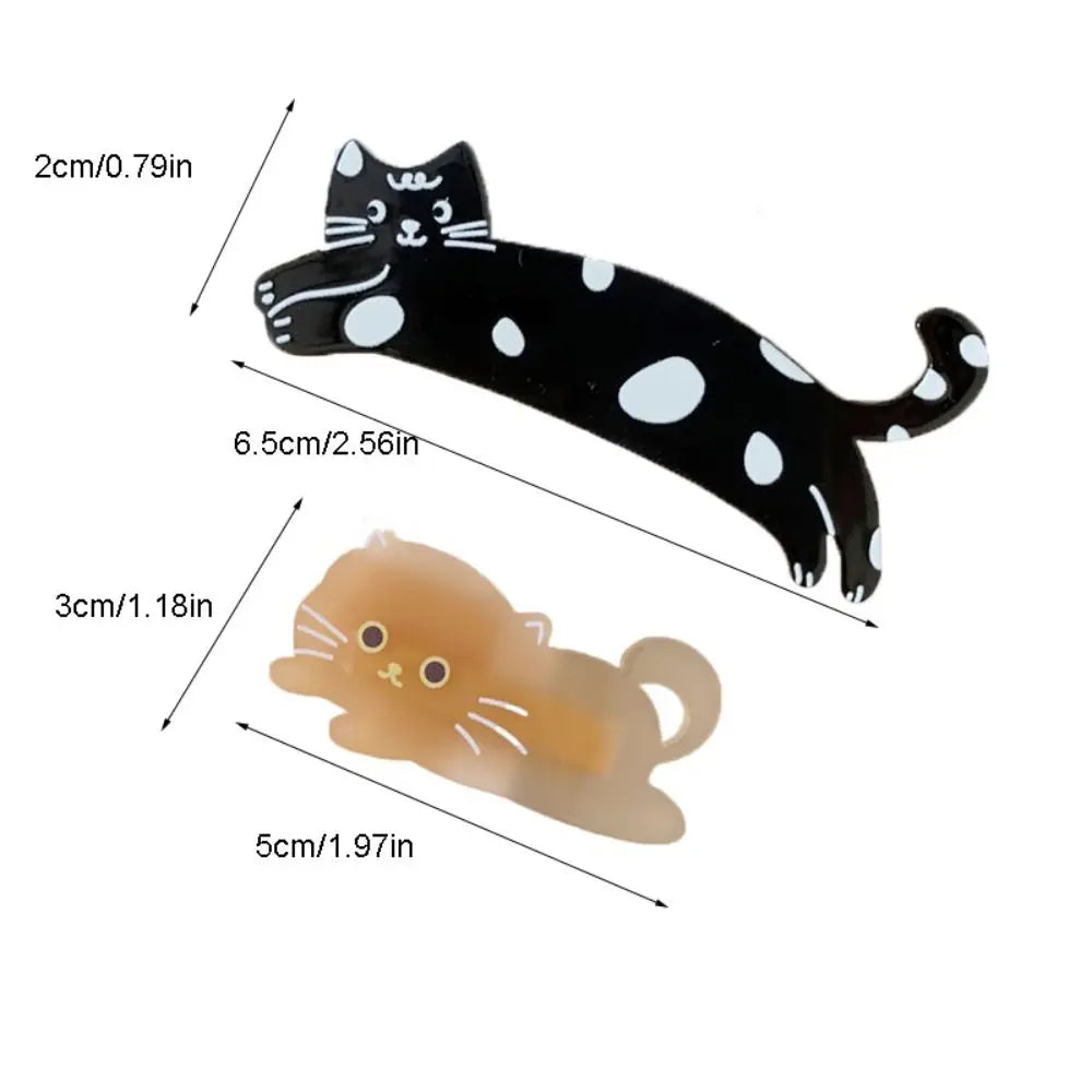 Kitty Cat Duckbill Hair Clip - Ice Cream Cake