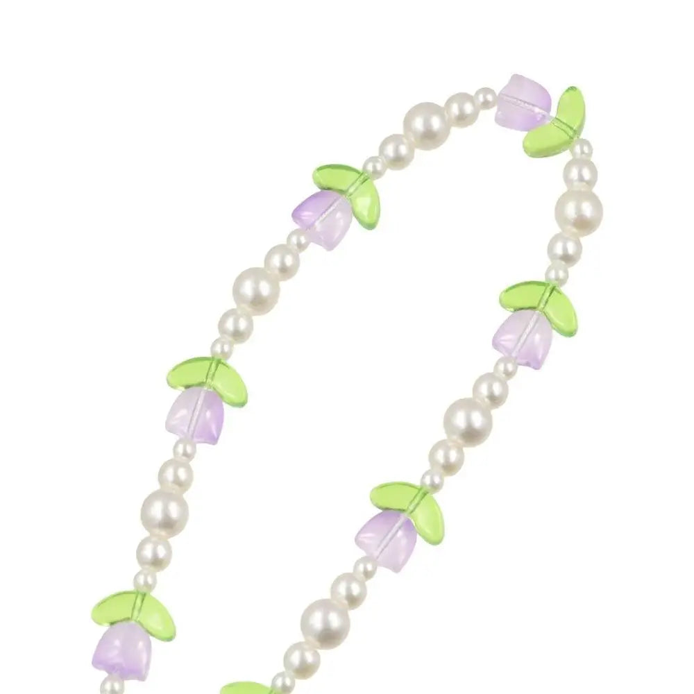 Tulip Beaded Wrist Strap