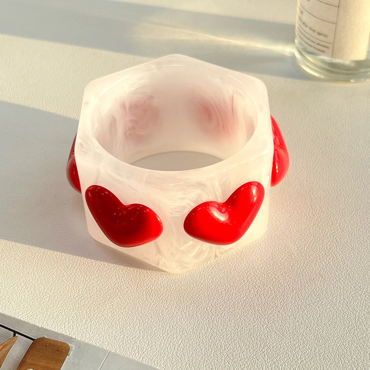 3D Heart Bangle