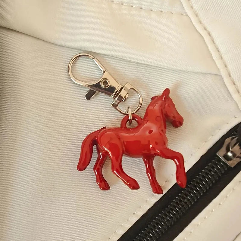 Tiny Horse Clip-On Keychain Charm