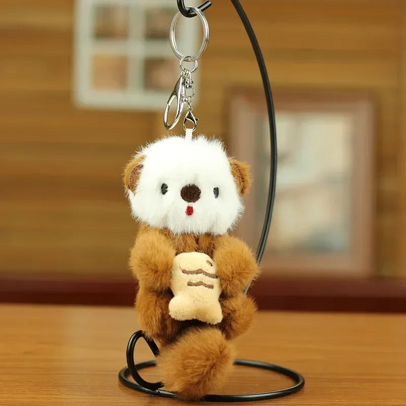 Otter Pal Plush Character Clip-On Charm Keychain