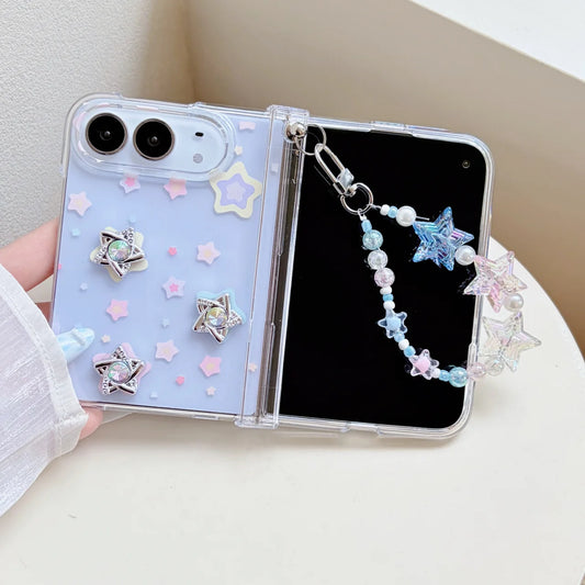 3D Sparkle Stars Case for iPhone Duo