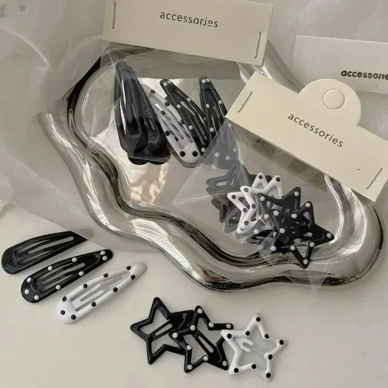 y2K Polka Dot Hair Clip Sets
