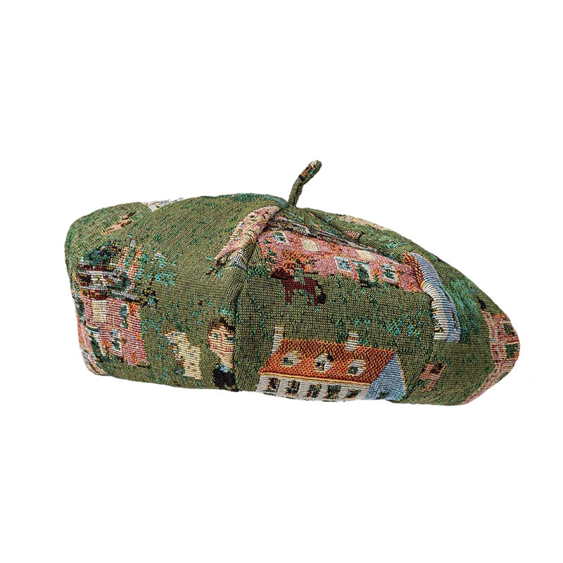 Patchwork Beret - Ice Cream Cake