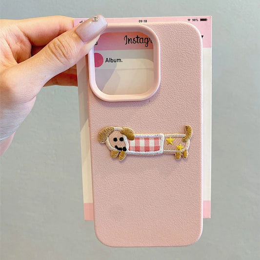 Stylish Sausage Dog iPhone Case