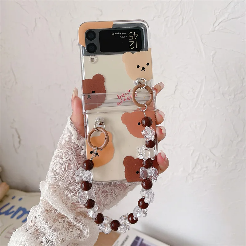 Teddy Bear Galaxy Z Flip Phone Case (3 Designs)
