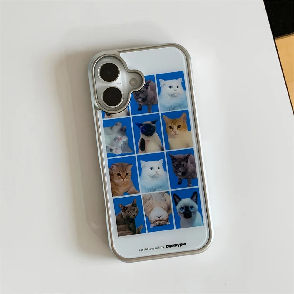Kitty Cat ID Photo Collage iPhone Case