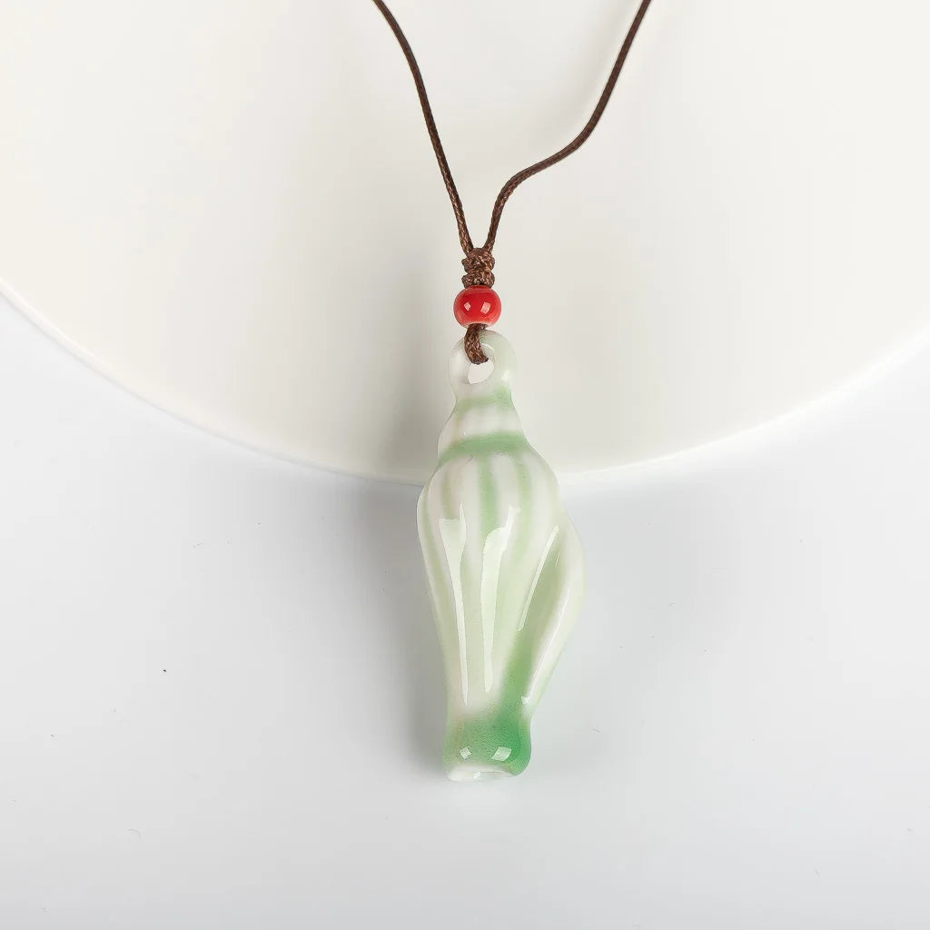 Conch Whistle Charm Necklace