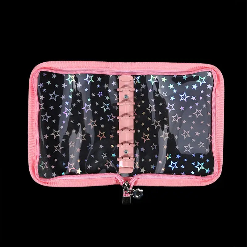 Star Glitter Photo Card Ring Binder