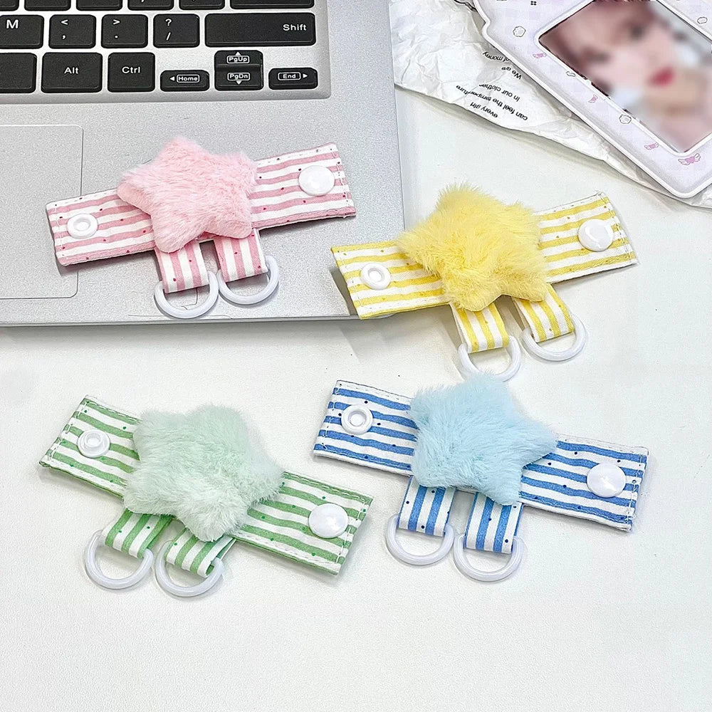 Plush Star Bag Charm Trinket Extension Strap