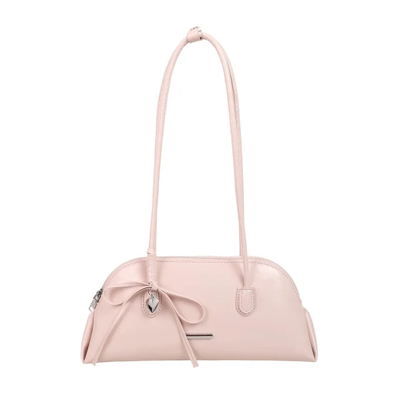 Retro American Style Crossbody Bag Women's Handbag Fashionable Handheld Bag Casual Single Shoulder Bag Simple Style Handbag - Ice Cream Cake