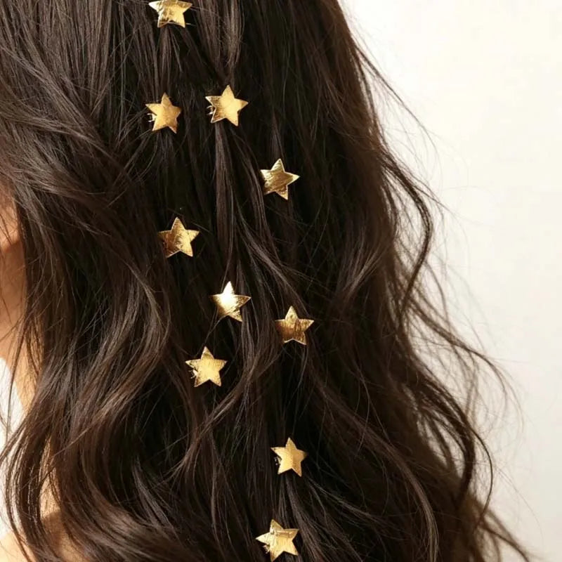 Mini Star Hairclip Set (Set of 10pcs)