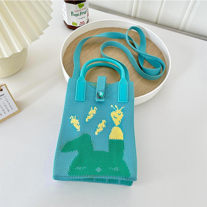 Forest Picnic Knitted Mini Bags (7 Designs)