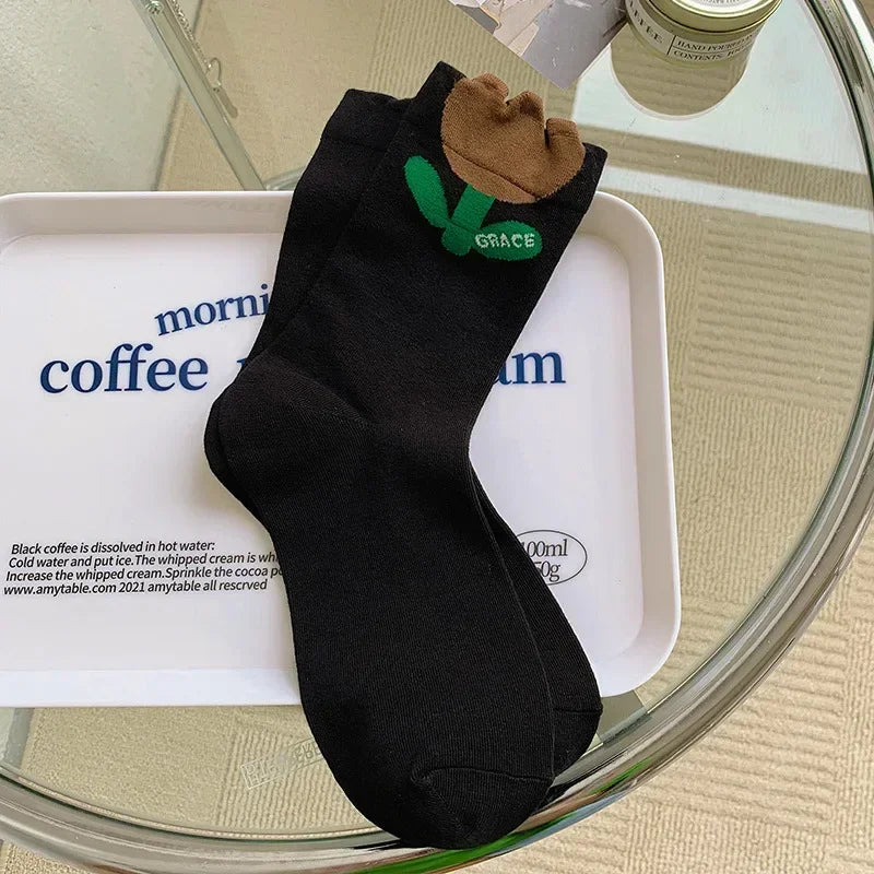 Flower Power Crew Socks