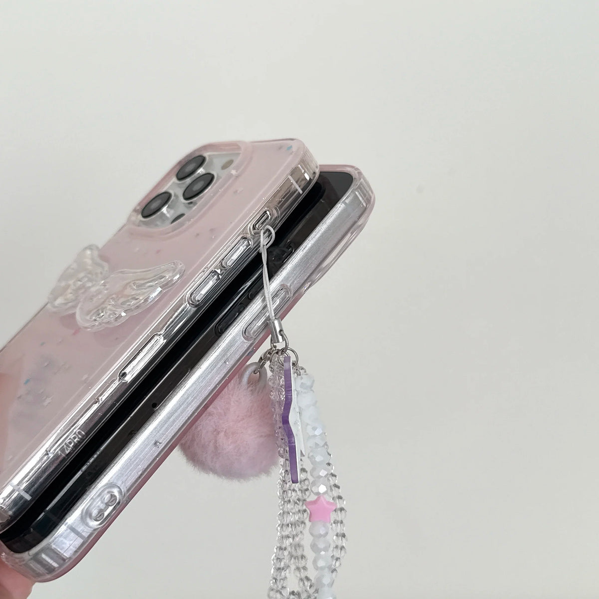 y2K Sparkling Angel Wings iPhone Case